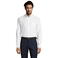 Camisa Oxford manga larga hombre Boston Fit. Color blanco.