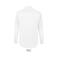 Camisa Oxford manga larga hombre Boston Fit. Color blanco.