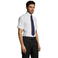 Camisa Oxford manga corta Easycare hombre Brisbane. Color blanco.