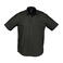 Camisa Oxford manga corta Easycare hombre Brisbane. Color negro.