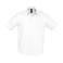 Camisa Oxford manga corta Easycare hombre Brisbane. Color blanco.