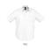 Camisa Oxford manga corta Easycare hombre Brisbane. Color blanco.