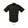Camisa Oxford manga corta Easycare hombre Brisbane. Color negro.