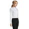 Camisa manga larga de espiguilla mujer Brody Women. Color blanco.