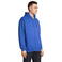 Sudadera con capucha y cremallera reciclada unisex Carter. Color azul royal.
