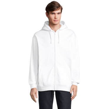 Sudadera con capucha y cremallera reciclada unisex Carter