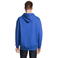 Sudadera con capucha y cremallera reciclada unisex Carter. Color azul royal.