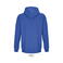 Sudadera con capucha y cremallera reciclada unisex Carter. Color azul royal.