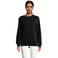 Sudadera sostenible unisex Comet. Color negro.