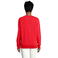 Sudadera sostenible unisex Comet. Color rojo.