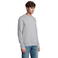 Sudadera sostenible unisex Comet. Color gris mezcla.