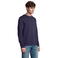 Sudadera sostenible unisex Comet. Color azul profundo.