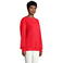 Sudadera sostenible unisex Comet. Color rojo.