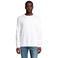 Sudadera sostenible unisex Comet. Color blanco.