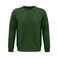 Sudadera sostenible unisex Comet. Color verde botella.
