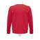 Sudadera sostenible unisex Comet. Color rojo.