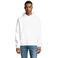 Sudadera oversize con capucha unisex Connor. Color blanco.