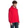 Sudadera oversize con capucha unisex Connor. Color rojo vivo.