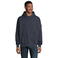 Sudadera oversize con capucha unisex Connor. Color azul profundo.