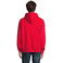 Sudadera oversize con capucha unisex Connor. Color rojo vivo.