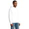 Sudadera oversize con capucha unisex Connor. Color blanco.