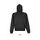 Sudadera oversize con capucha unisex Connor. Color negro.