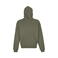 Sudadera oversize con capucha unisex Connor. Color verde caqui.