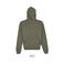 Sudadera oversize con capucha unisex Connor. Color verde caqui.