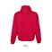 Sudadera oversize con capucha unisex Connor. Color rojo vivo.