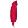 Sudadera oversize con capucha unisex Connor. Color rojo vivo.