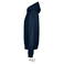 Sudadera oversize con capucha unisex Connor. Color azul profundo.