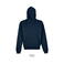 Sudadera oversize con capucha unisex Connor. Color azul profundo.