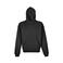 Sudadera oversize con capucha unisex Connor. Color negro.