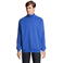 Sudadera media cremallera reciclada unisex Conrad. Color azul royal.