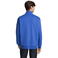 Sudadera media cremallera reciclada unisex Conrad. Color azul royal.