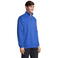 Sudadera media cremallera reciclada unisex Conrad. Color azul royal.