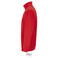 Sudadera media cremallera reciclada unisex Conrad. Color rojo vivo.