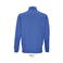 Sudadera media cremallera reciclada unisex Conrad. Color azul royal.