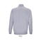 Sudadera media cremallera reciclada unisex Conrad. Color gris mezcla.