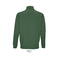 Sudadera media cremallera reciclada unisex Conrad. Color verde botella.