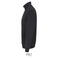 Sudadera media cremallera reciclada unisex Conrad. Color negro.