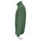 Sudadera media cremallera reciclada unisex Conrad. Color verde botella.