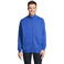 Sudadera con cremallera reciclada unisex Cooper. Color azul royal.