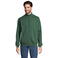 Sudadera con cremallera reciclada unisex Cooper. Color verde botella.