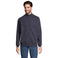 Sudadera con cremallera reciclada unisex Cooper. Color azul profundo.