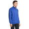 Sudadera con cremallera reciclada unisex Cooper. Color azul royal.