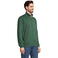 Sudadera con cremallera reciclada unisex Cooper. Color verde botella.