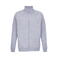 Sudadera con cremallera reciclada unisex Cooper. Color gris mezcla.