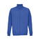 Sudadera con cremallera reciclada unisex Cooper. Color azul royal.