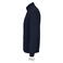 Sudadera con cremallera reciclada unisex Cooper. Color azul profundo.